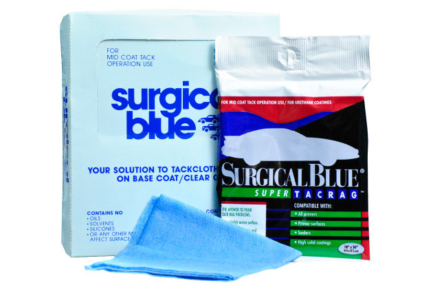 Datco Surgical Blue tack cloth, blue woven cotton surface prep cloth 
