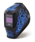 Miller Digital Performance Blue Rage auto-darkening welding helmet, front view 
