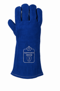 Endura 505BUWS blue leather welding gloves, pair 