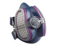 Miller LPR-100 half-mask respirator with P100 OV relief filters attached S/M