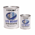 Evercoat Lite Weight white body filler tub with blue cream hardener 1 Gallon