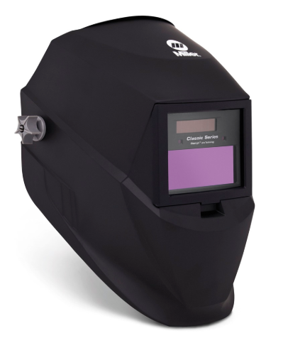 Miller Classic Series black passive welding helmet, shade 10 