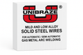 Unibraze ER70S-6 mild steel MIG wire, silver 5 kg spool .023