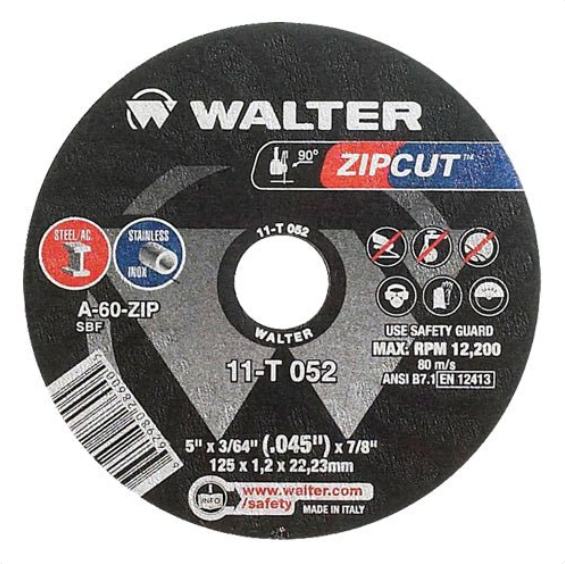 Walter ZIPCUT - 5” x 3/64” x 7/8” 11-T052